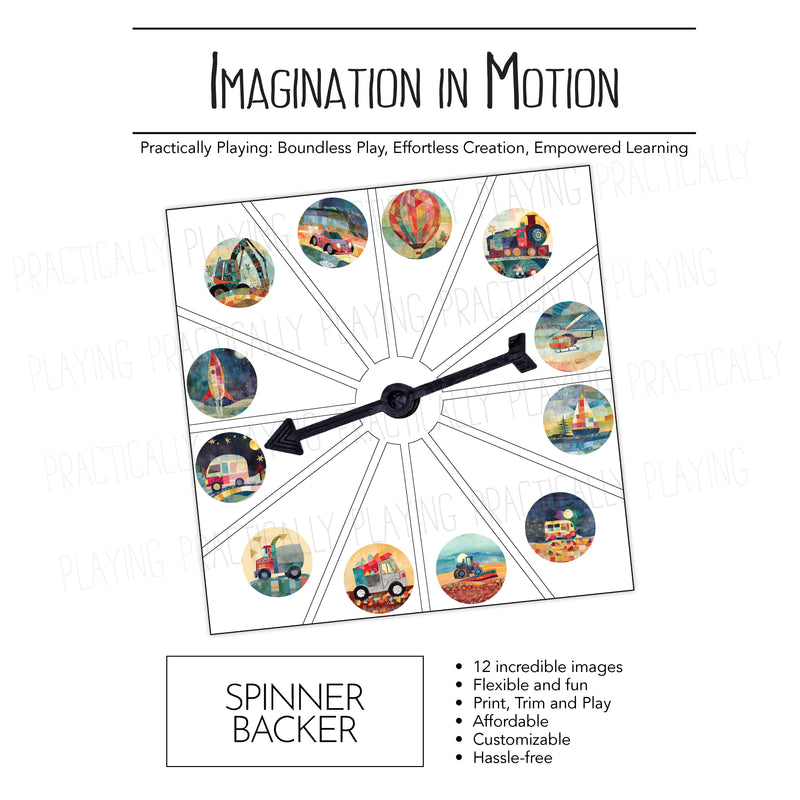 Imagination in Motion Action Pack: Printable Inserts and Loose Parts