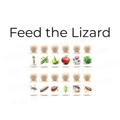 Feed the Lizard Drop and Learn Activity Pack Drop and Learn Activity Pack