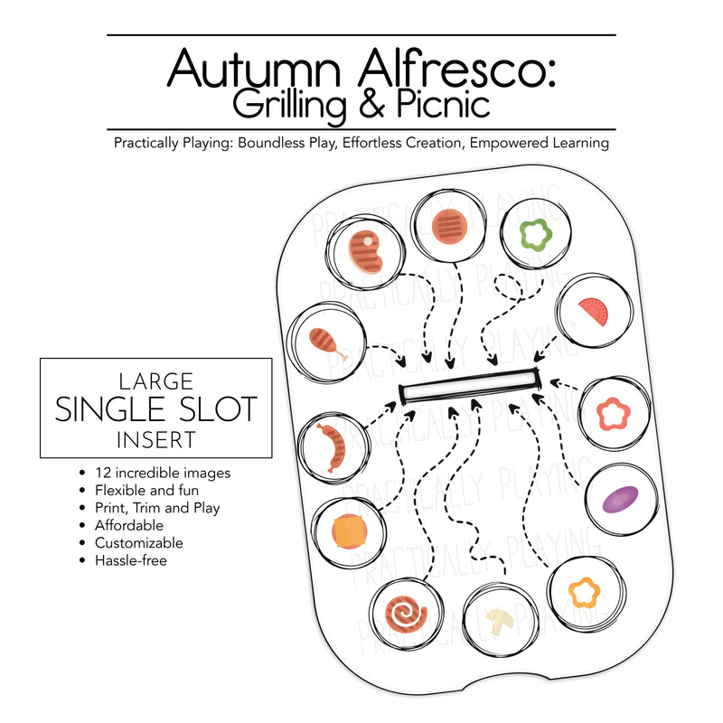 Autumn Alfresco Grilling and Picnic Action Pack: Printable Inserts and Loose Parts Action Pack: Printable Inserts and Loose Parts