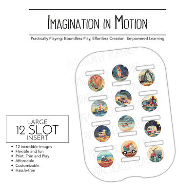 Imagination in Motion Action Pack: Printable Inserts and Loose Parts