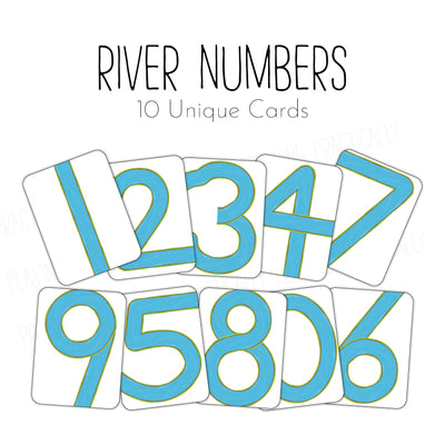 River Numbers Versa Pack- 10 Inserts and 10 Cards