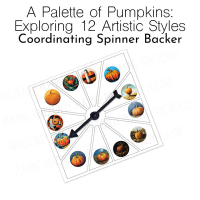 A Palette of Pumpkins Game Essentials Pack: Printable Insert, Game and Loose Parts Pack
