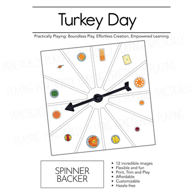 Turkey Day Action Pack: Printable Inserts and Loose Parts