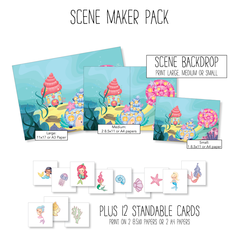 Mermaids Scene Maker Pack